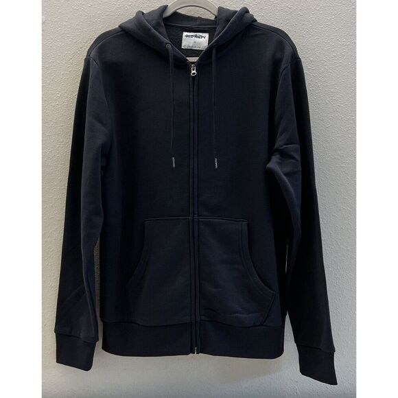 Old Navy 207128-13 Men's Sz Medium NAVY Blue Classic Front Zip Hoodie Jacket - Picture 1 of 6